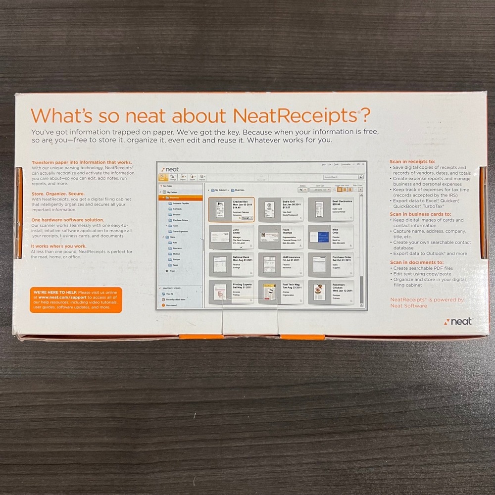 NeatReceipts Mobile Scanner Digital Filing System NM-1000 NR-030108 New Sealed - Picture 2 of 8